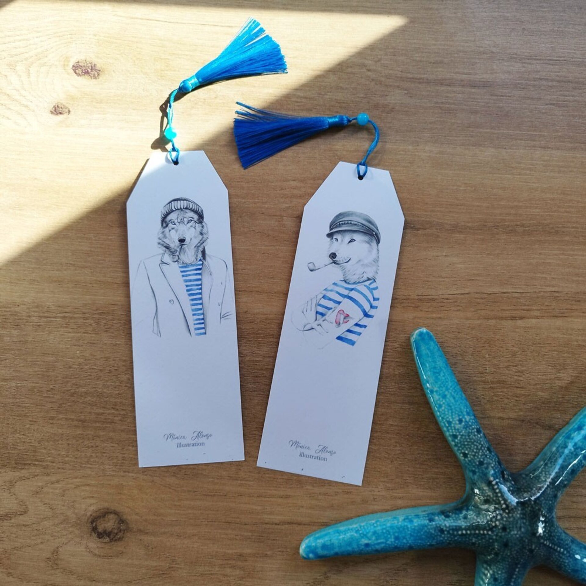 Marcapáginas Lobo de mar - 2