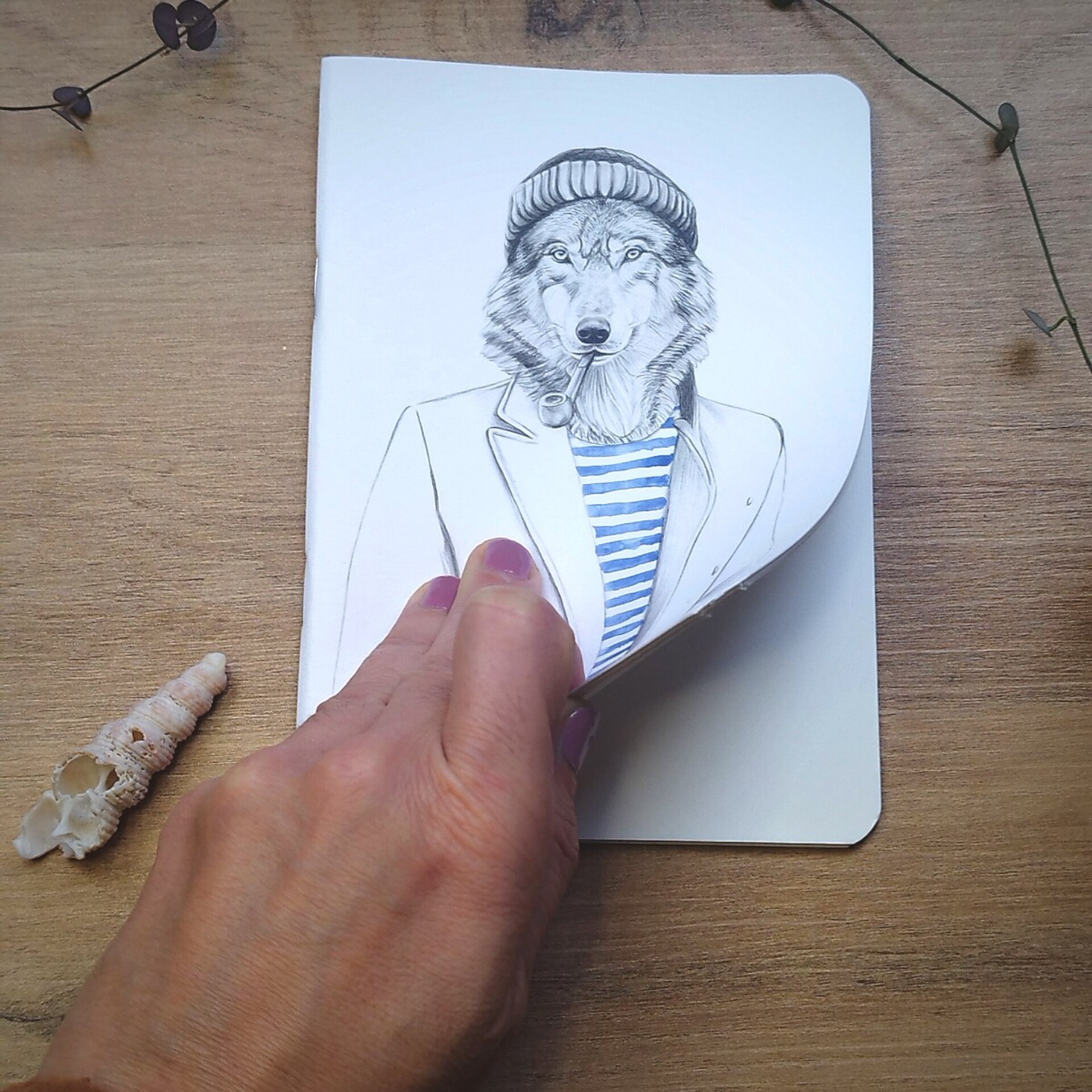 Libreta Lobo de mar - 4